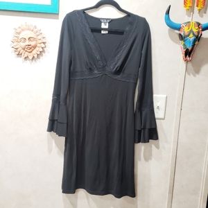 ABS by Allen Schwartz Vintage Bell Sleeve Dress M